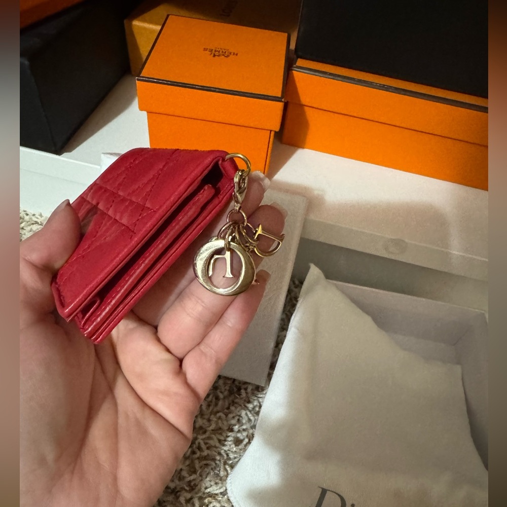 Mini lady Dior wallet